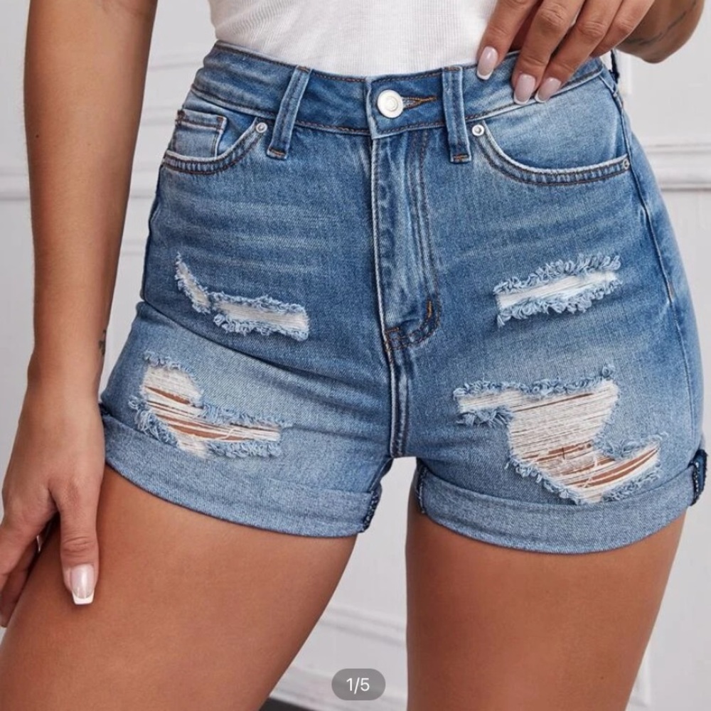 High waist shorts